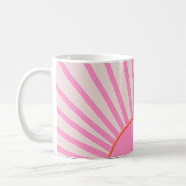 Le Soleil 01 Sun Pink Sunshine Coffee Mug (Left)