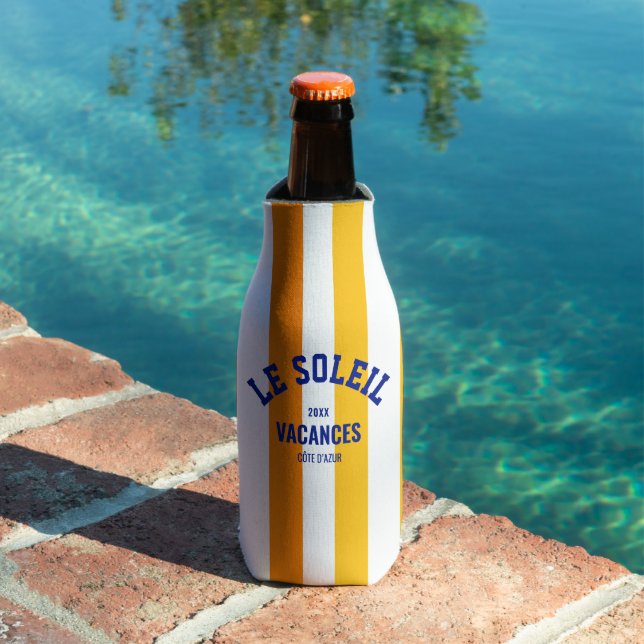 Le Soleil Vacances Côte d'Azur Cabana Stripe Bottle Cooler (In Situ Pool)