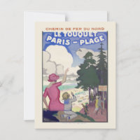 Le Touquet-Paris-Plage Vintage Poster 1920s