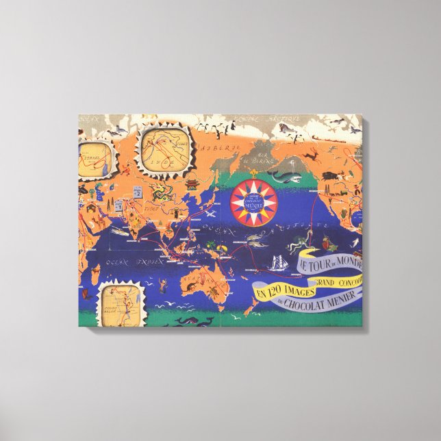 Le Tour du Monde Canvas Print (Front)