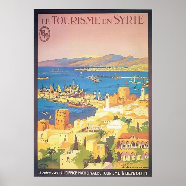 Le Tourisme en Syrie Poster (Front)