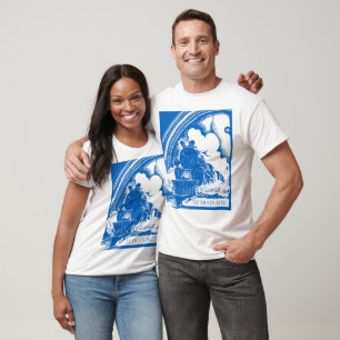 Le Train Bleu Blue Train Vintage Travel Literature T-Shirt