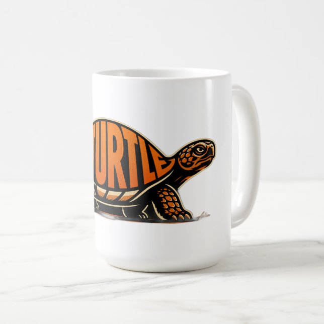 Le Turtle Tortoise Shirt Coffee Mug (Front Right)