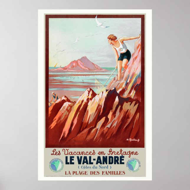 Le Val André France Vintage Poster 1930 (Front)