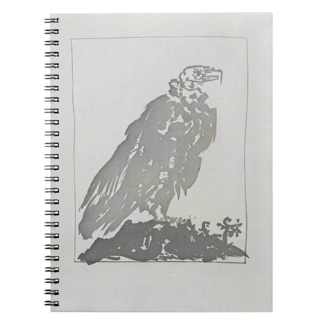Le Vautour (The Vulture) Notebook (Front)