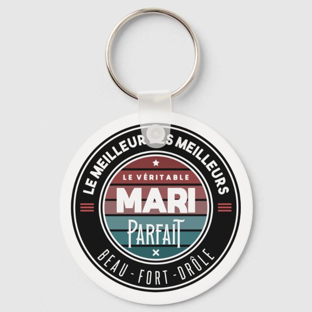 Le véritable mari parfait key ring (Front)