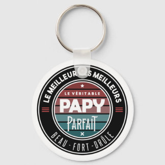 Le véritable papy parfait key ring
