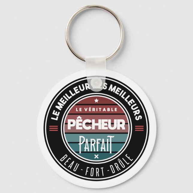 Le véritable pêcheur parfait key ring (Front)