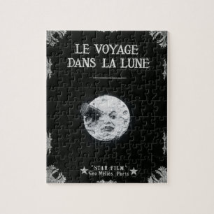 Le Voyage dans la Lune Retro - A Trip to the Moon Jigsaw Puzzle