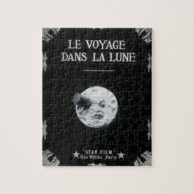 Le Voyage dans la Lune Retro - A Trip to the Moon Jigsaw Puzzle (Vertical)