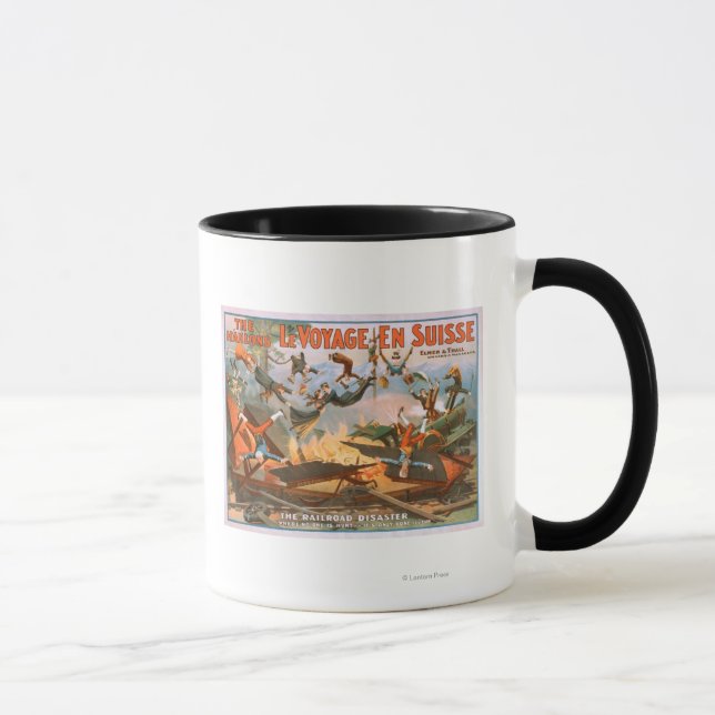 Le voyage en Suisse - The Railroad Disaster Mug (Right)