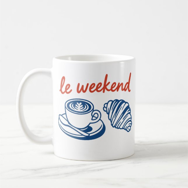le weekend french coffee mug (Left)