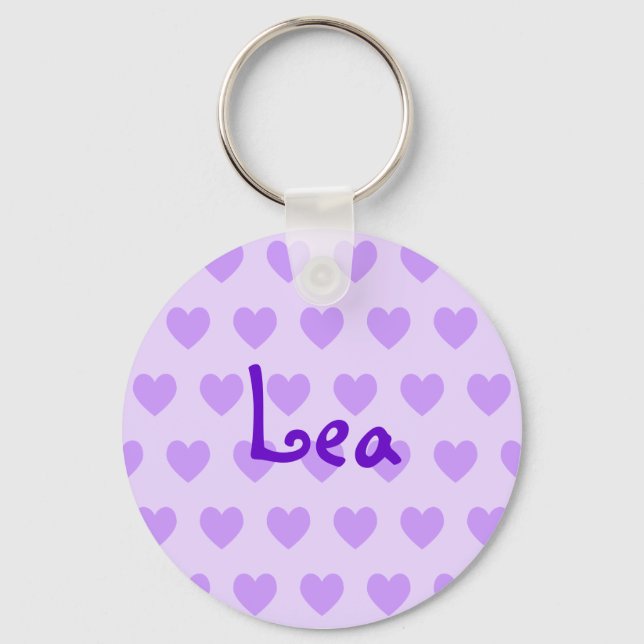 Lea in Purple Key Ring (Front)