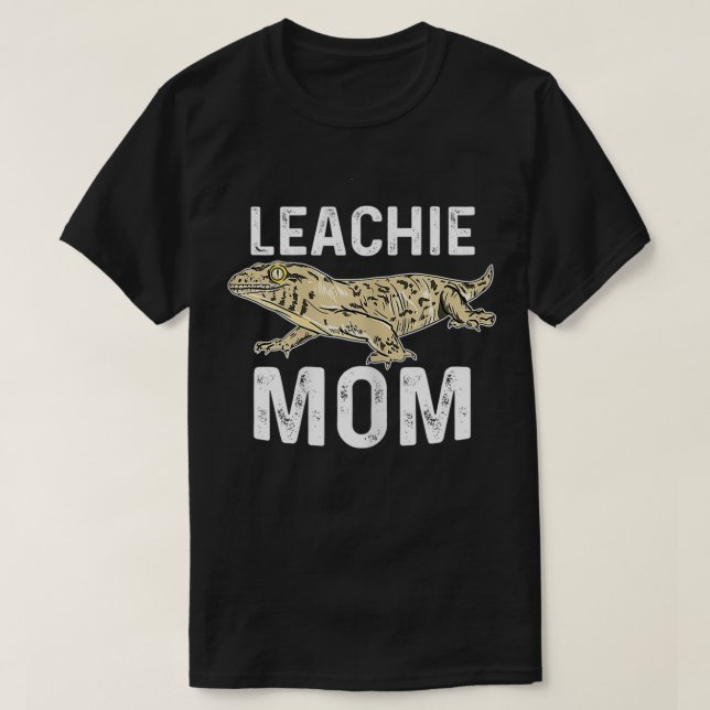 Leachie Gecko Mum New Caledonian Giant Gecko Graph T-Shirt (Design Front)