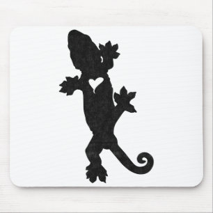 Leachie New Caledonian Gecko Artsy Distressed  Mouse Mat