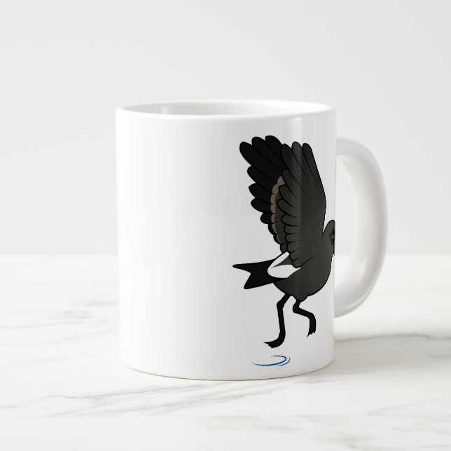 Leach's Storm Petrel (flutter) Large Coffee Mug (Front Right)
