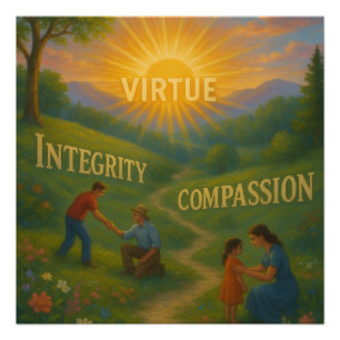 Lead a Path of Virtue Poster