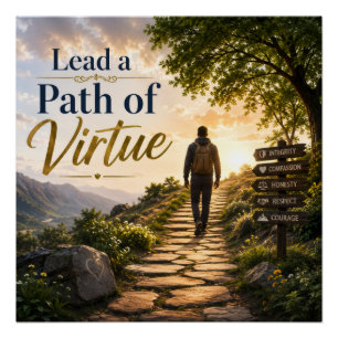 Lead a Path of Virtue Poster