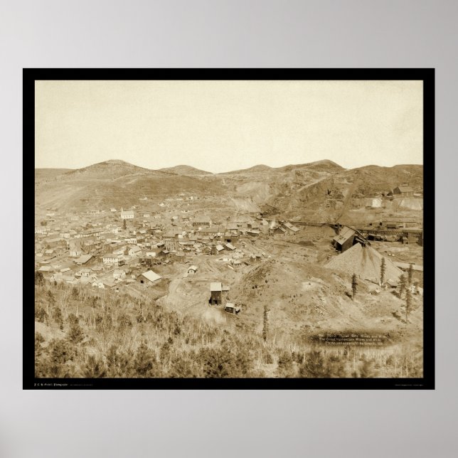 Lead City Mine & Mill SD 1889 Poster (Front)
