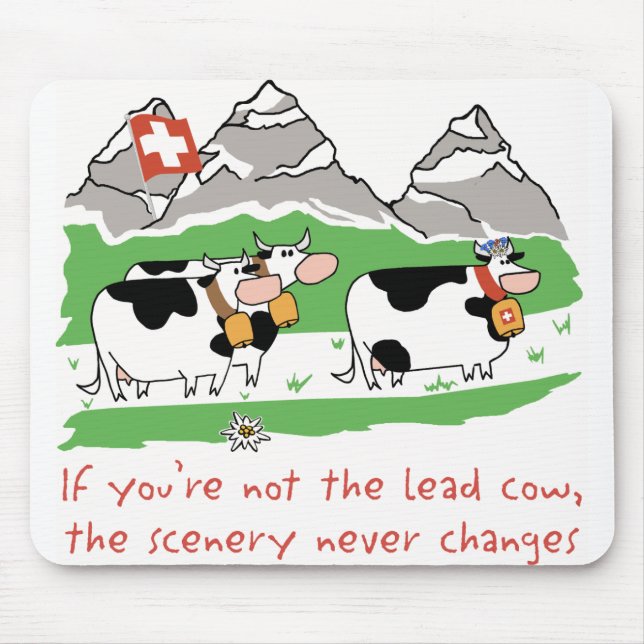 Lead Cow Mousepad (Front)
