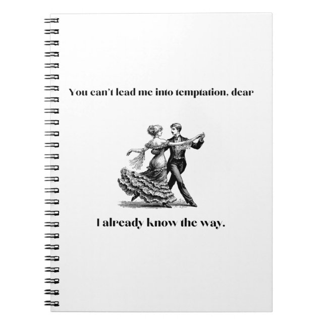 lead into temptation notebook (Front)