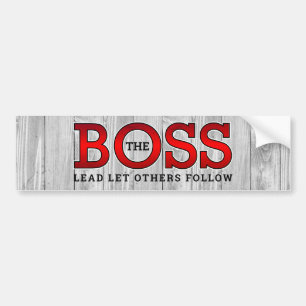 LEAD LET OTHERS FOLLOW BUMPER STICKER