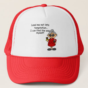 Lead Me Not Into Temptation Humour Trucker Hat