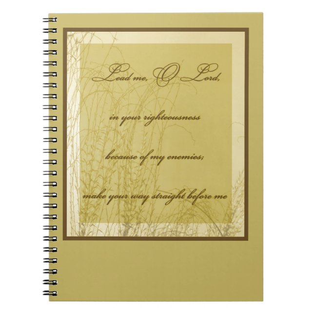Lead Me Notebook (Front)
