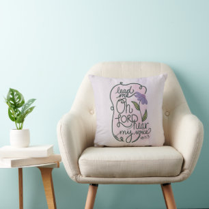 Lead Me Oh Lord, hear my Voice, Christian Cushion
