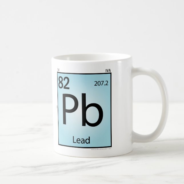 Lead (Pb) Element Mug (Right)