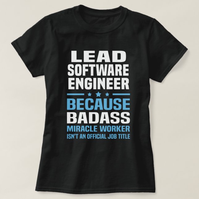 Lead Software Engineer T-Shirt (Design Front)