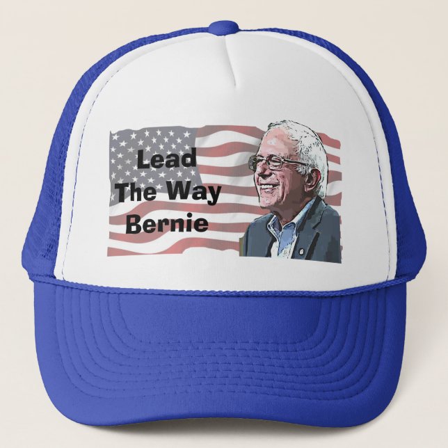 Lead the Way Bernie Sanders Baseball Cap (Front)