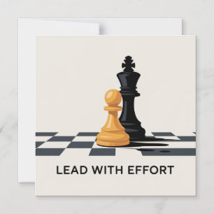 Lead With Effort Magnetic Invitation