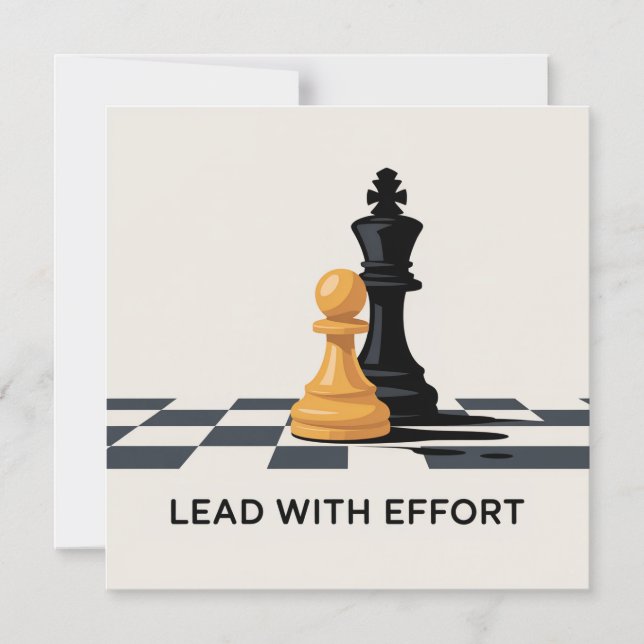 Lead With Effort Magnetic Invitation (Front)