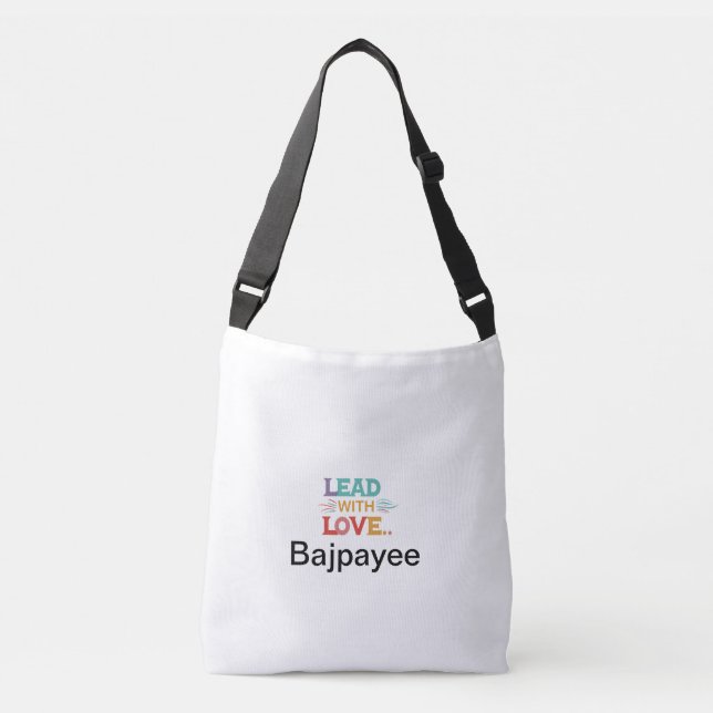 Lead with Love  Crossbody Bag (Front)