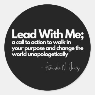 Lead With Me Sticker