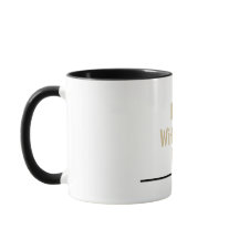 Lead With Your Left - Ceramic Mug w/Black Accents
