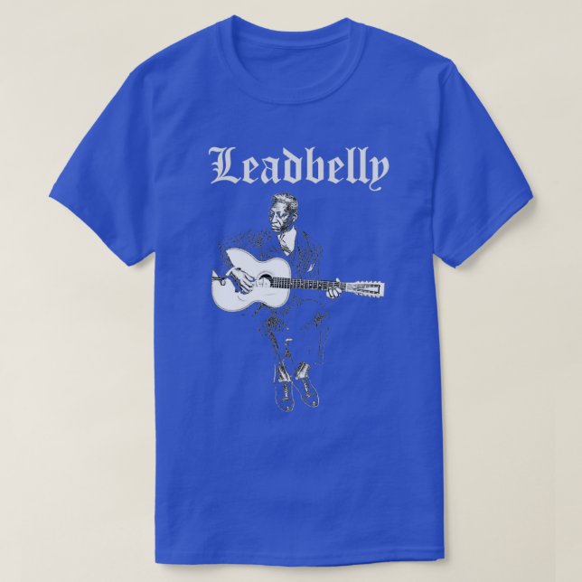 Leadbelly the Guitar Gangster T-Shirt (Design Front)
