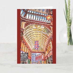 Leaden Hall-Coloured Pencil Card