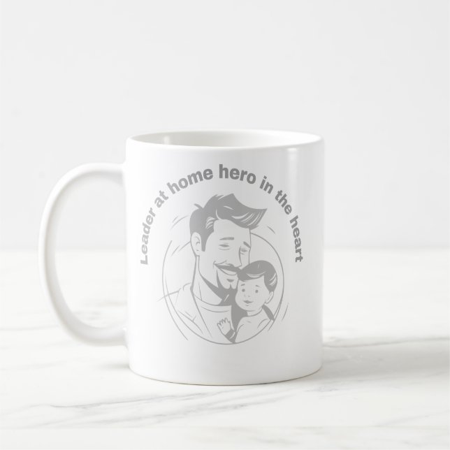 Leader at home coffee mug (Left)