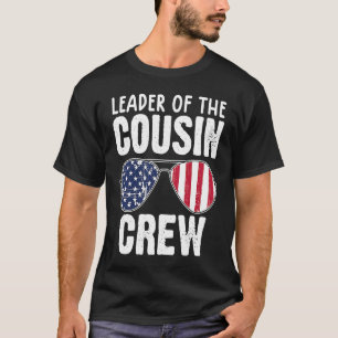 leader of the cousin crew 4th of july ideas kids T-Shirt