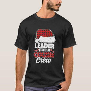Leader Of The Cousin Crew Buffalo Red Plaid Funny T-Shirt