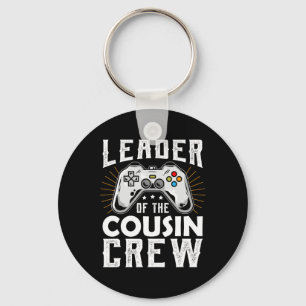 Leader Of The Cousin Crew Kids Shirt Video Game Co Key Ring