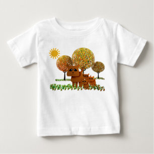 Leader of the Pack In Jelly Bean Forest Baby T-Shirt