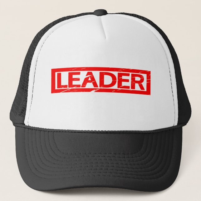 Leader Stamp Trucker Hat (Front)