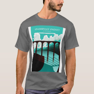 Leaderfoot Viaduct Scotland travel poster T-Shirt