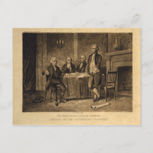 Leaders of the Continental Congress by A. Tholey Postcard