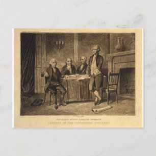Leaders of the Continental Congress by Tholey Postcard