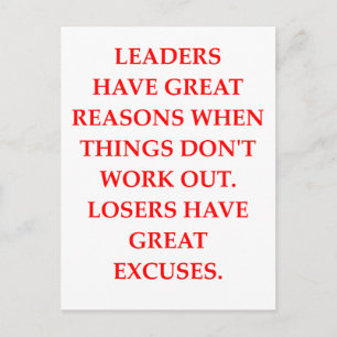 LEADERS POSTCARD