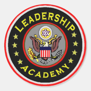 Leadership Academy badge Classic Round Sticker